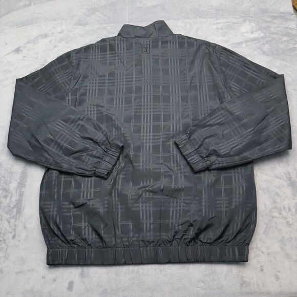 PGA Tour Jacket Mens Black L Pull Over 1/4 Zip Golf Masters Rain Casual - Picture 12 of 16
